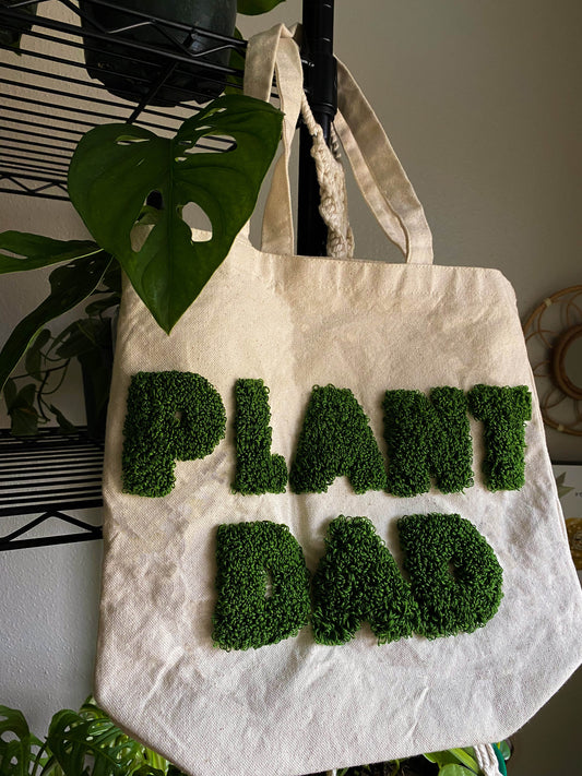 Plant Dad Canvas Bag
